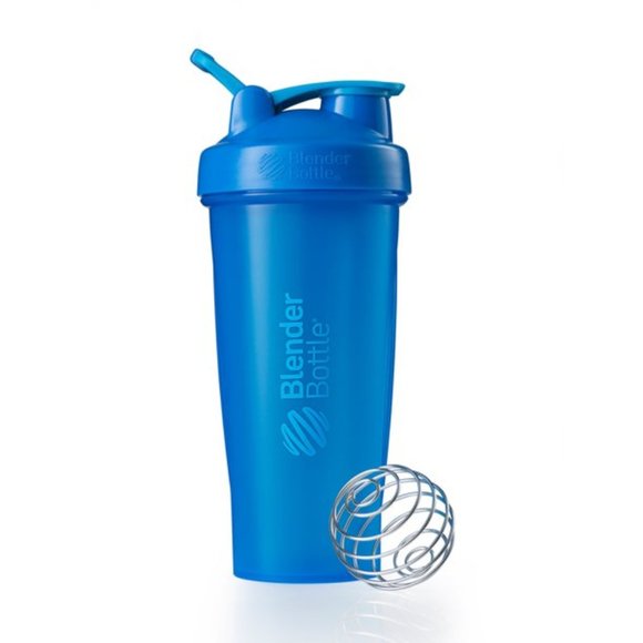 BlenderBottle Classic 28 oz Plum Shaker Cup with Flip-Top and Wide Mouth Lid - Picture 14 of 16